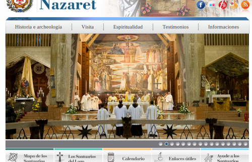 Peregrinar a Tierra Santa por Internet: nuevo sitio web para el Santuario de Nazareth