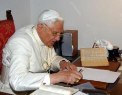 Carta del Papa emérito Benedicto XVI al matemático Odifreddi