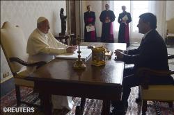 Lucha a la pobreza, corrupción y respeto de los derechos humanos al centro de la Audiencia del Papa al Presidente paraguayo