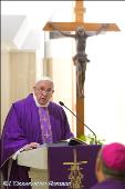 El Papa en Santa Marta advierte de las “palabras cristianas sin Cristo”