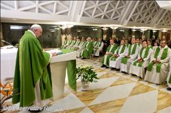 Que los cristianos no sean legalistas, la fe no es un peso para la gente, dijo el Papa en su homilía