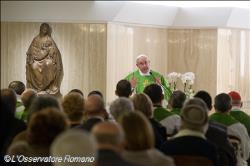 En los escándalos de la Iglesia no está la Palabra de Dios”, el Papa el jueves en Santa Marta