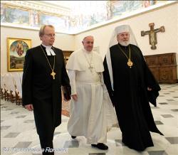 Encontremos el espacio para crecer en comunión y unidad, promoviendo el ecumenismo espiritual: Francisco a la Delegación ecuménica de Finlandia