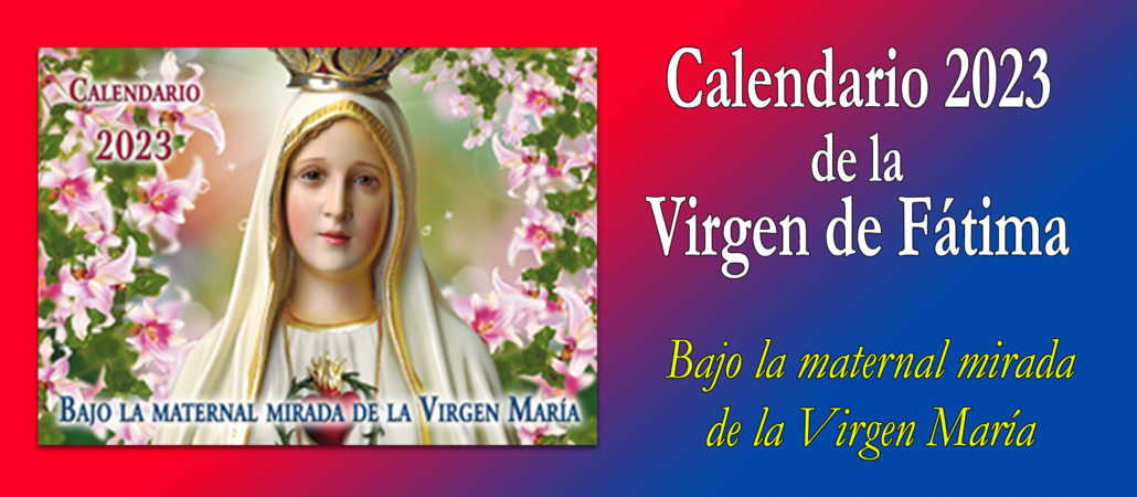 Calendario de Fátima 2023